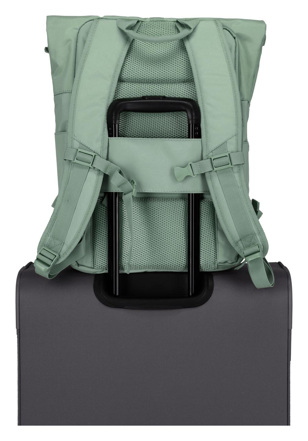 Travelite Basics Roll-up Backpack Light green - Image 6