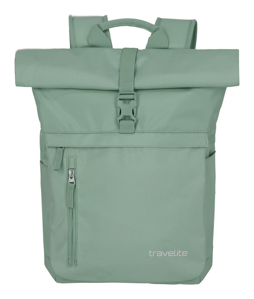 Travelite Basics Roll-up Backpack Light green - Image 2