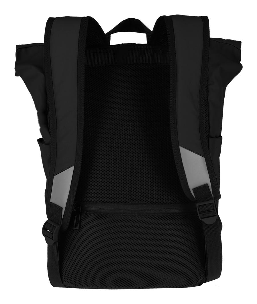 Roll-top batoh Travelite Basics Roll-up Plane Black