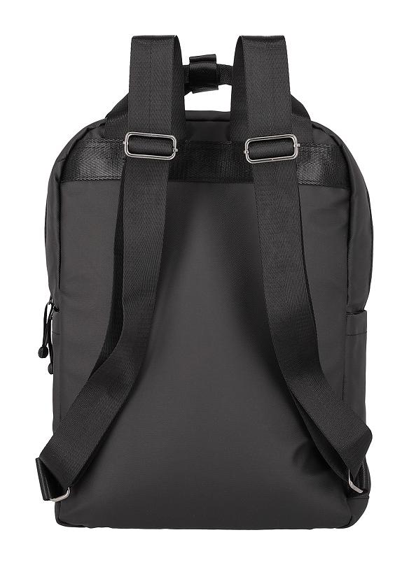 Městský batoh Travelite Basics Canvas Backpack Black - Obrázek 3