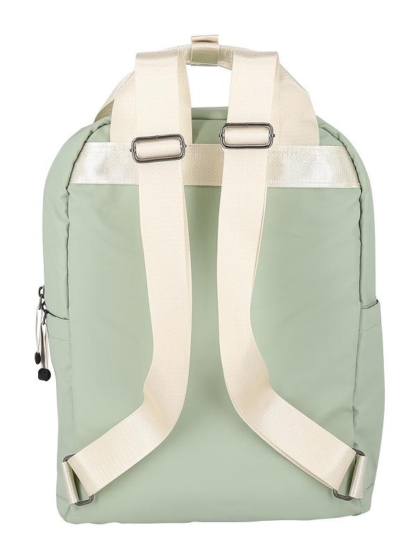 Travelite Basics Canvas Backpack Light green - Image 3