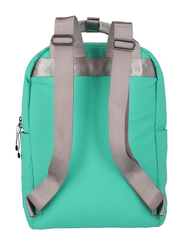 Travelite Basics Canvas Backpack Green - Image 3