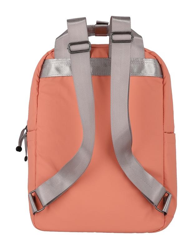 Travelite Basics Canvas Backpack Coral - Image 3