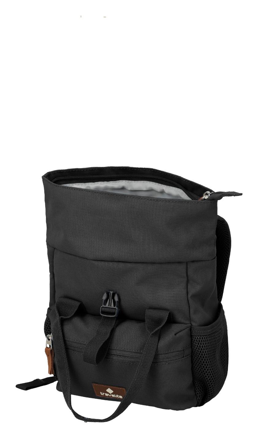 Městský batoh Travelite Basics Short Handle Mini Black