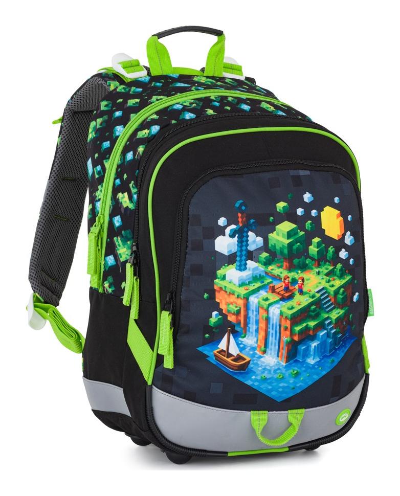 Školní batoh Bagmaster ALFA 26 B Minecraft