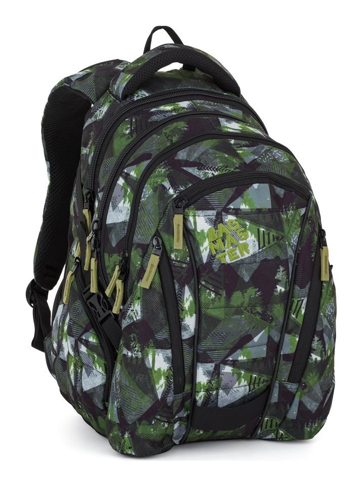 Studentský batoh Bagmaster BAG 26 A Green-grey