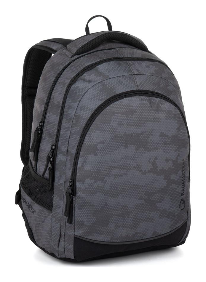 Studentský batoh Bagmaster DIGITAL 26 A Camouflage