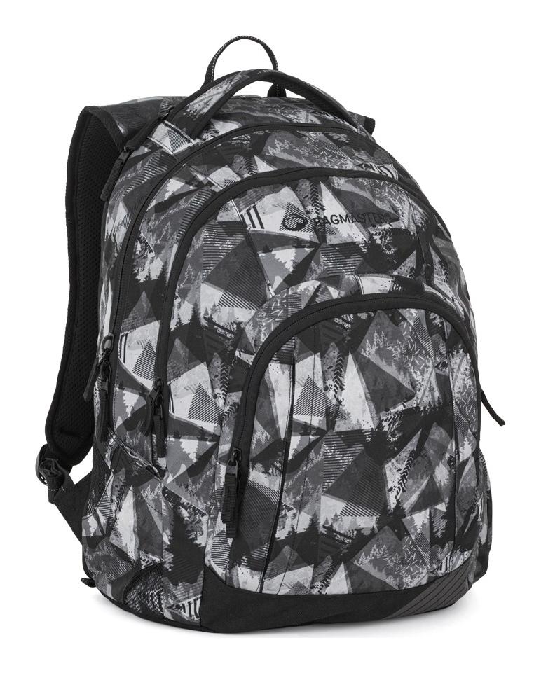 Studentský batoh Bagmaster LINCOLN 26 A Black-White