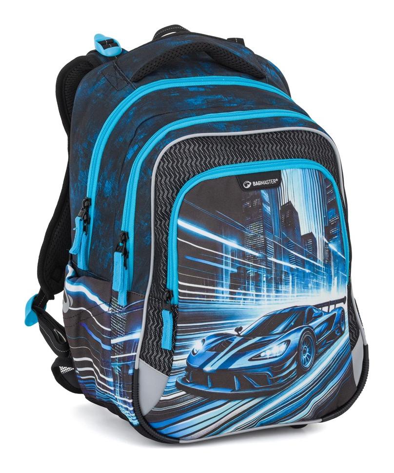 Školní batoh Bagmaster LUMI 26 C Race Car