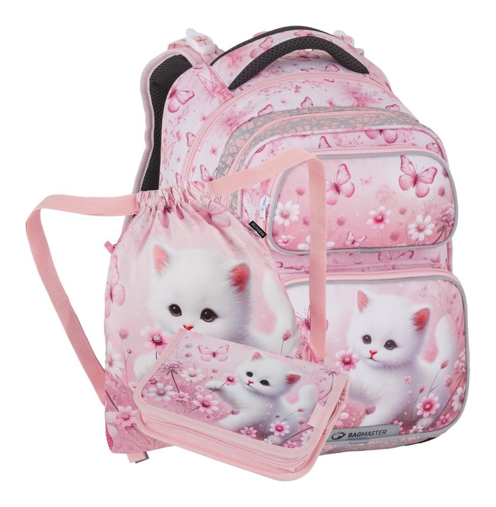 Školní set Bagmaster DOPI 26 A Set S Kitty cat