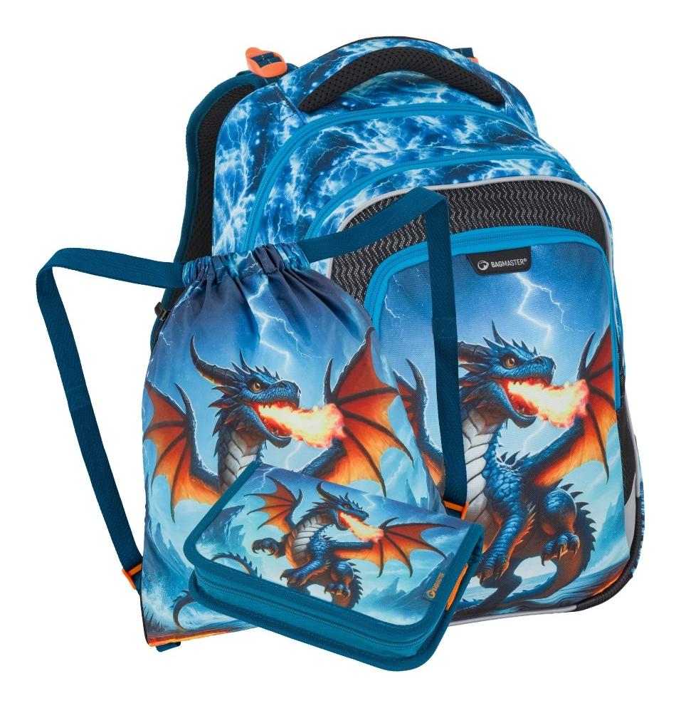 Školní set Bagmaster LUMI 26 D Set S Dragon