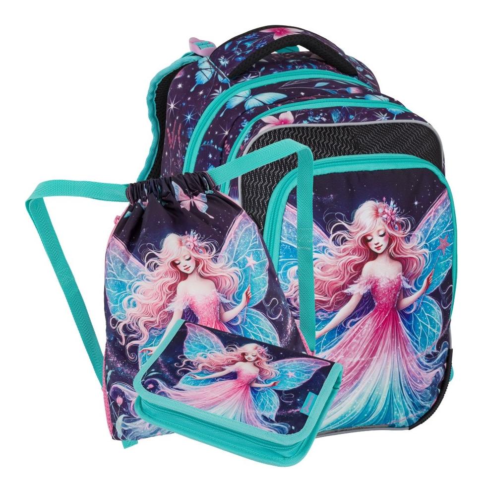 Školní set Bagmaster BETA 26 A Set S Fairy