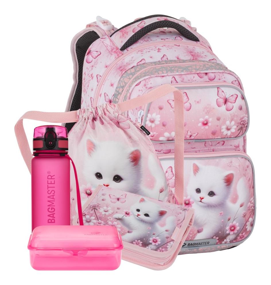 Školní set Bagmaster DOPI 26 A Set L Kitty cat