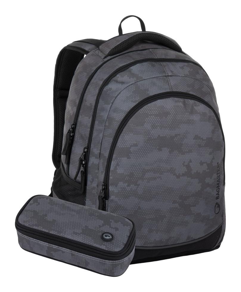 Školní set Bagmaster DIGITAL 26 A Set Camouflage