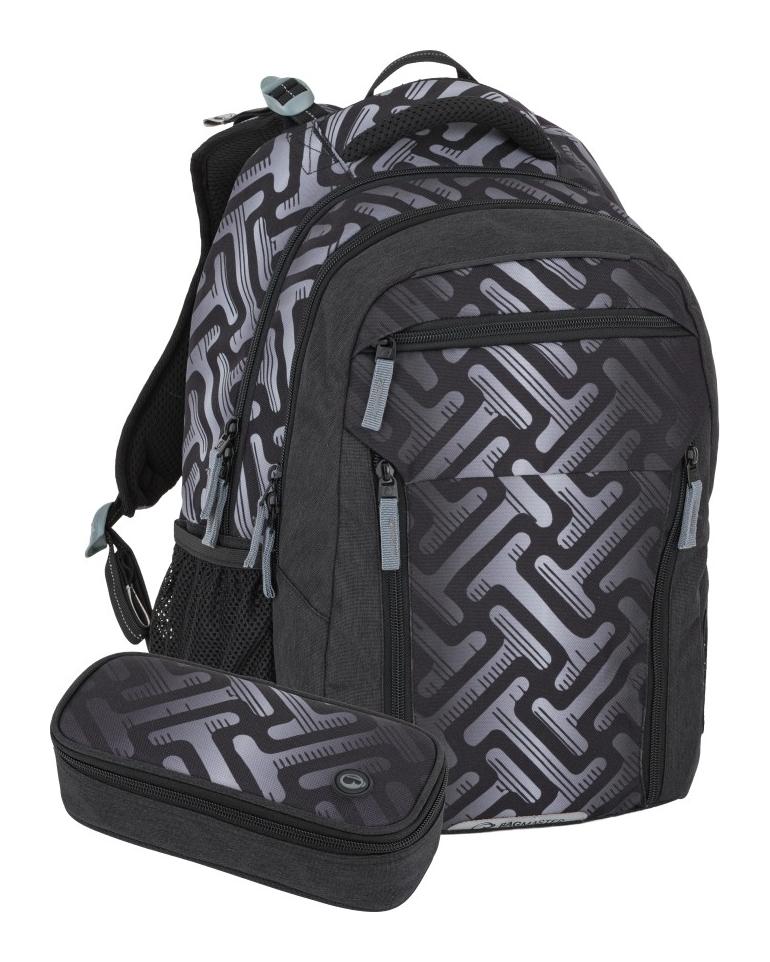 Školní set Bagmaster PORTO 26 A Set Grey