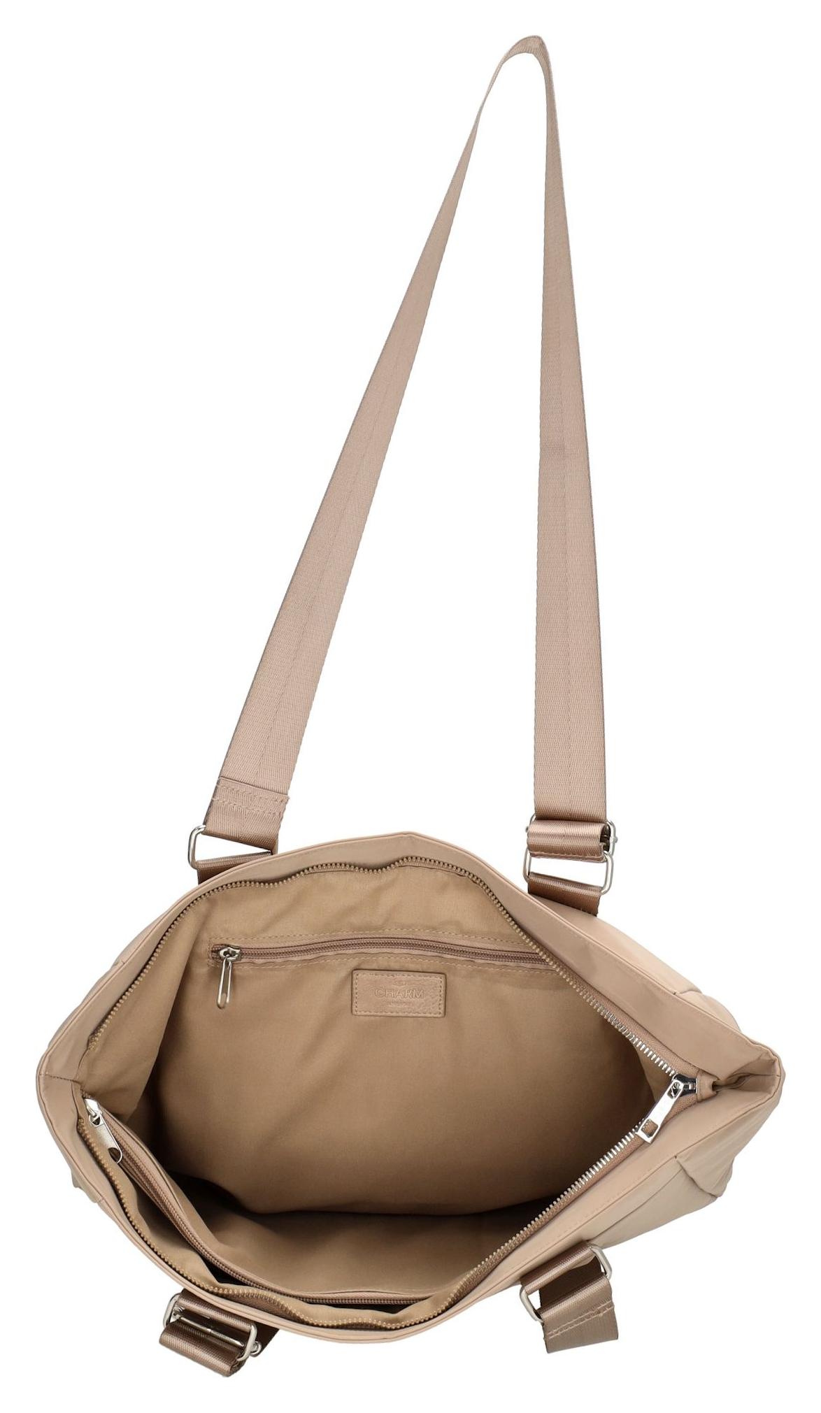 Dámská taška Charm London Odeon 22168 Light taupe - Obrázek 4