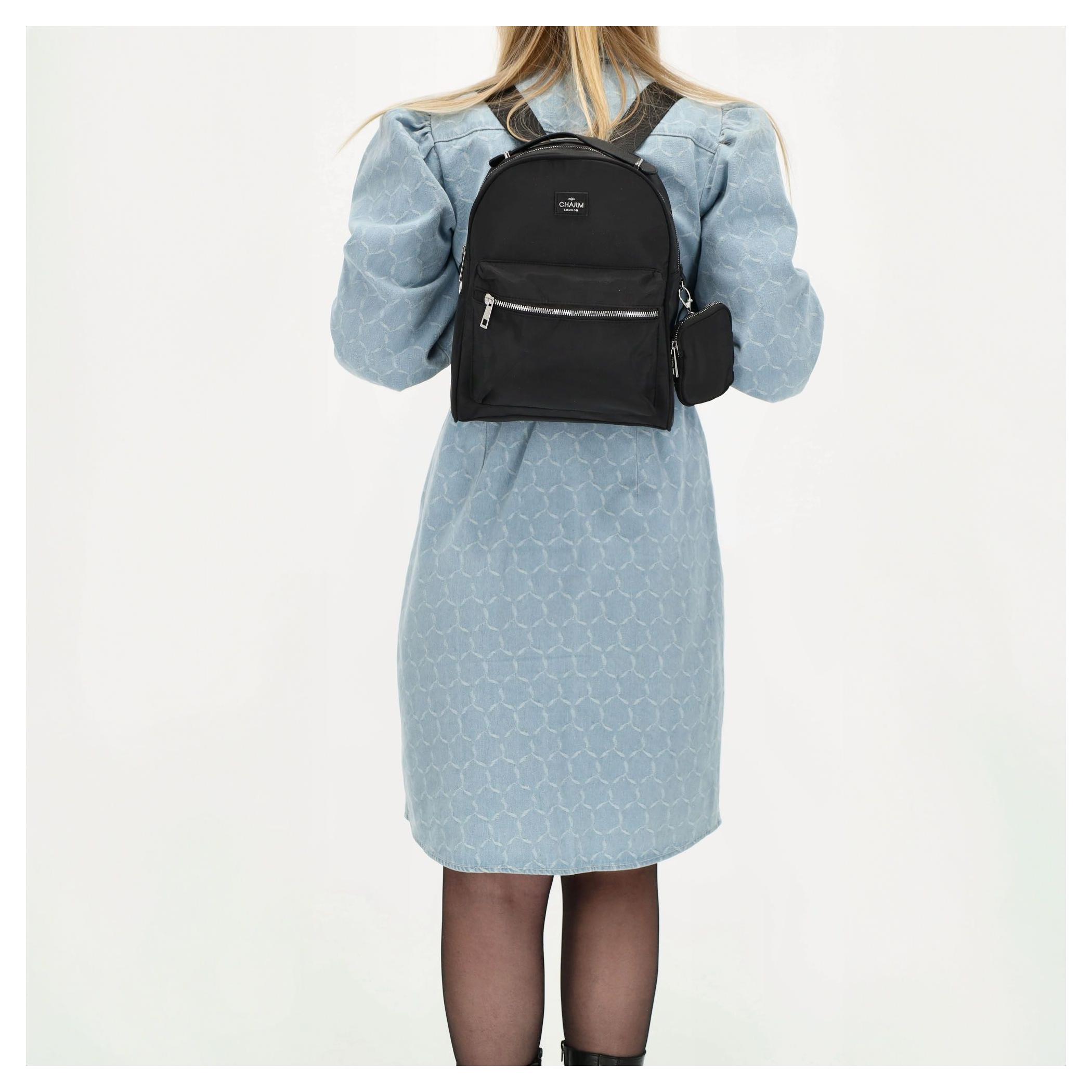 Dámský batoh Charm London Odeon 22173 Black - Obrázek 3