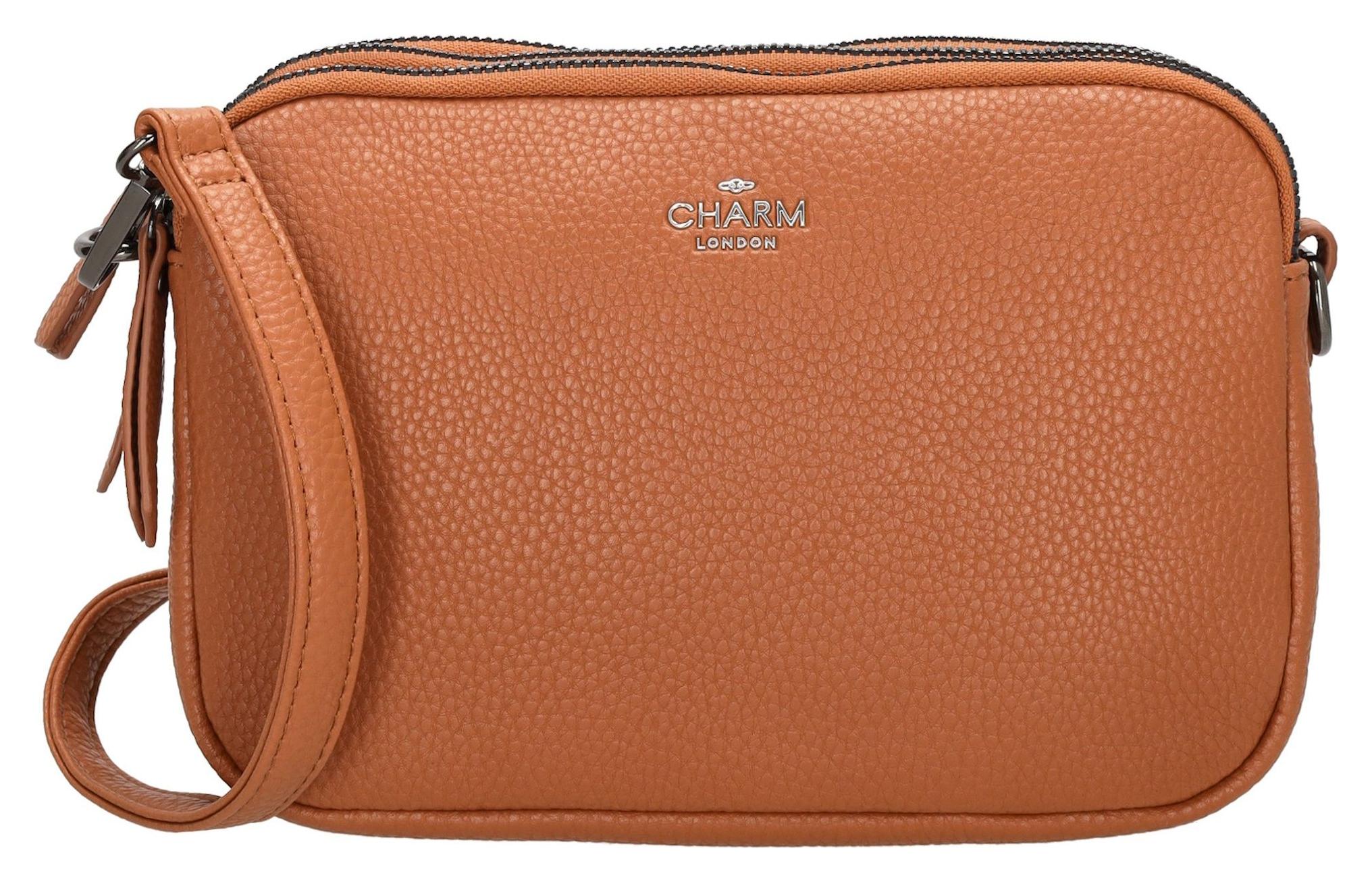 Dámská kabelka Charm London New York 22382 Cognac