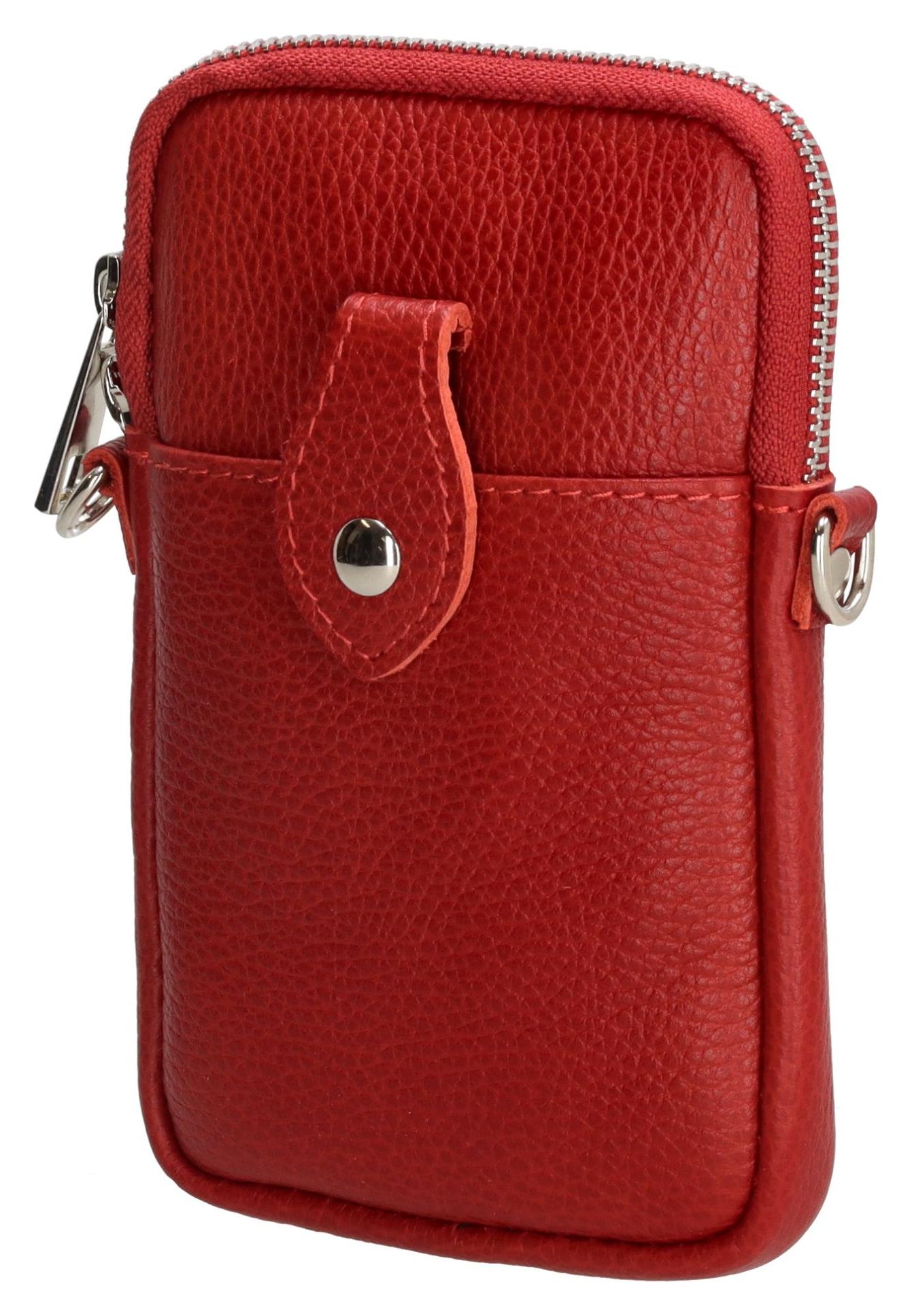 Kabelka na mobil Charm London Elisa L617 Dark Red - Obrázek 5