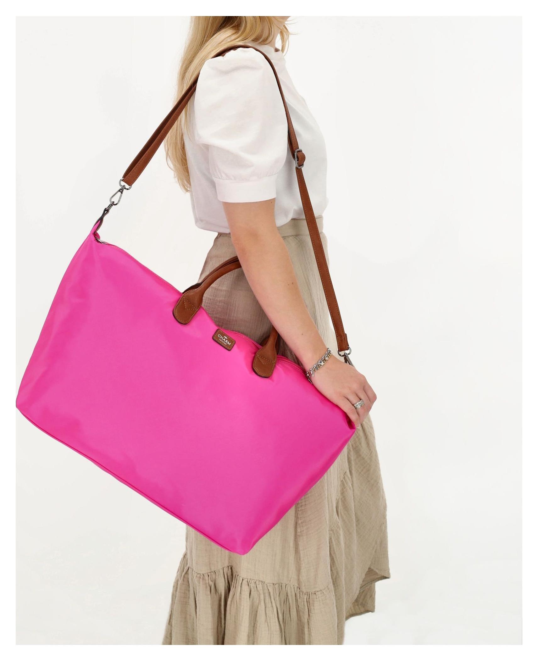 Cestovní taška Charm London Buckingham W00324 Fuchsia