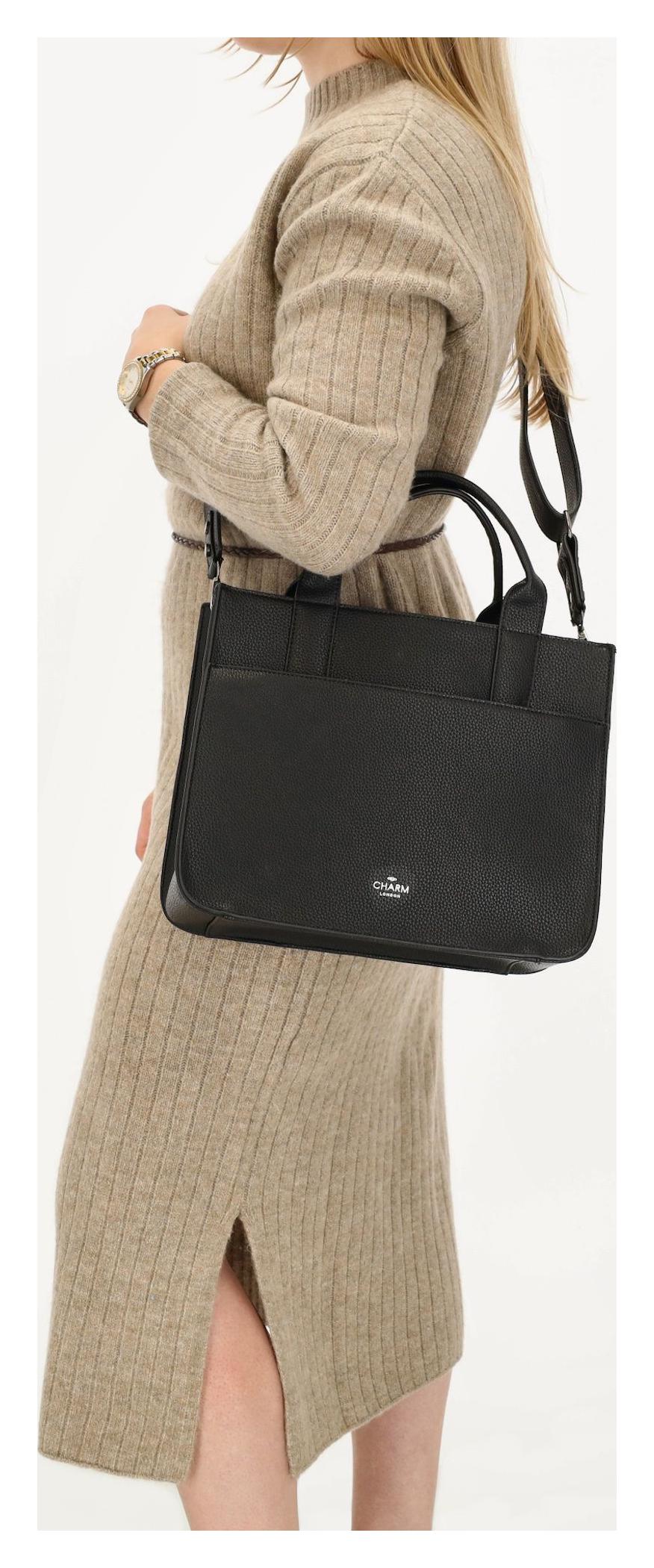 Dámská kabelka Charm London Princeton W00382 Black - Obrázek 5