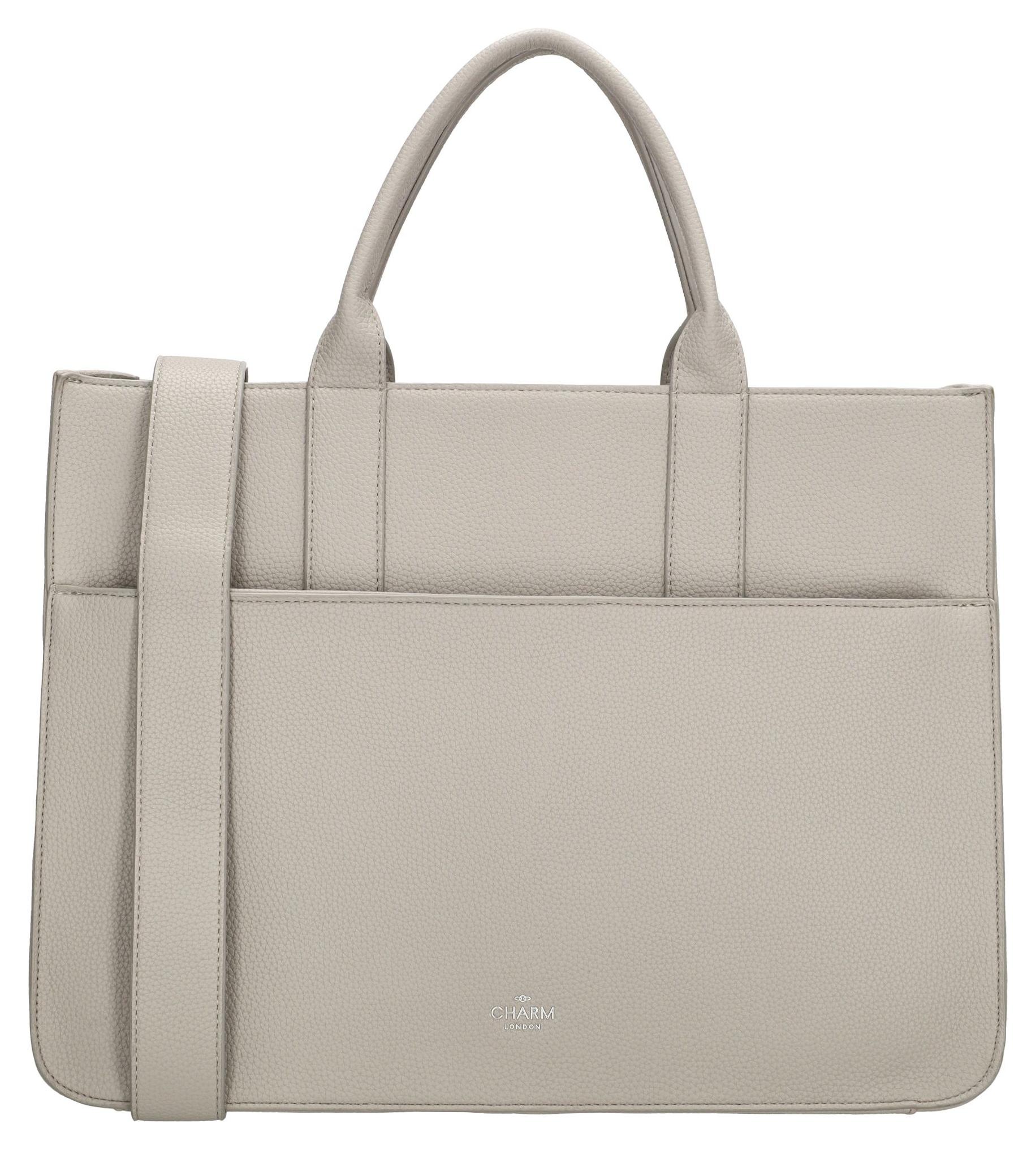 Taška na notebook Charm London Princeton W00383 Light grey