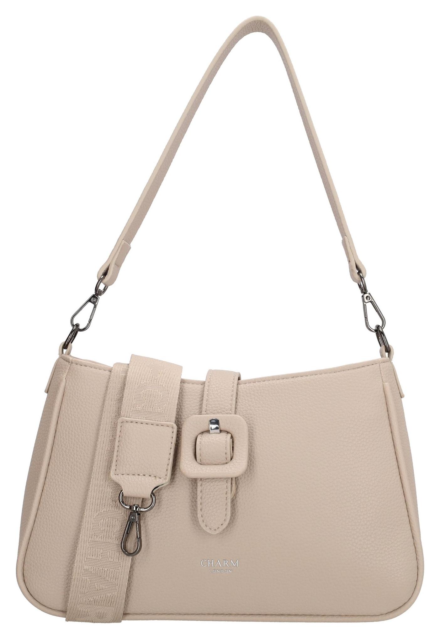 Crossbody taška Charm London Uptown W01601 Light taupe
