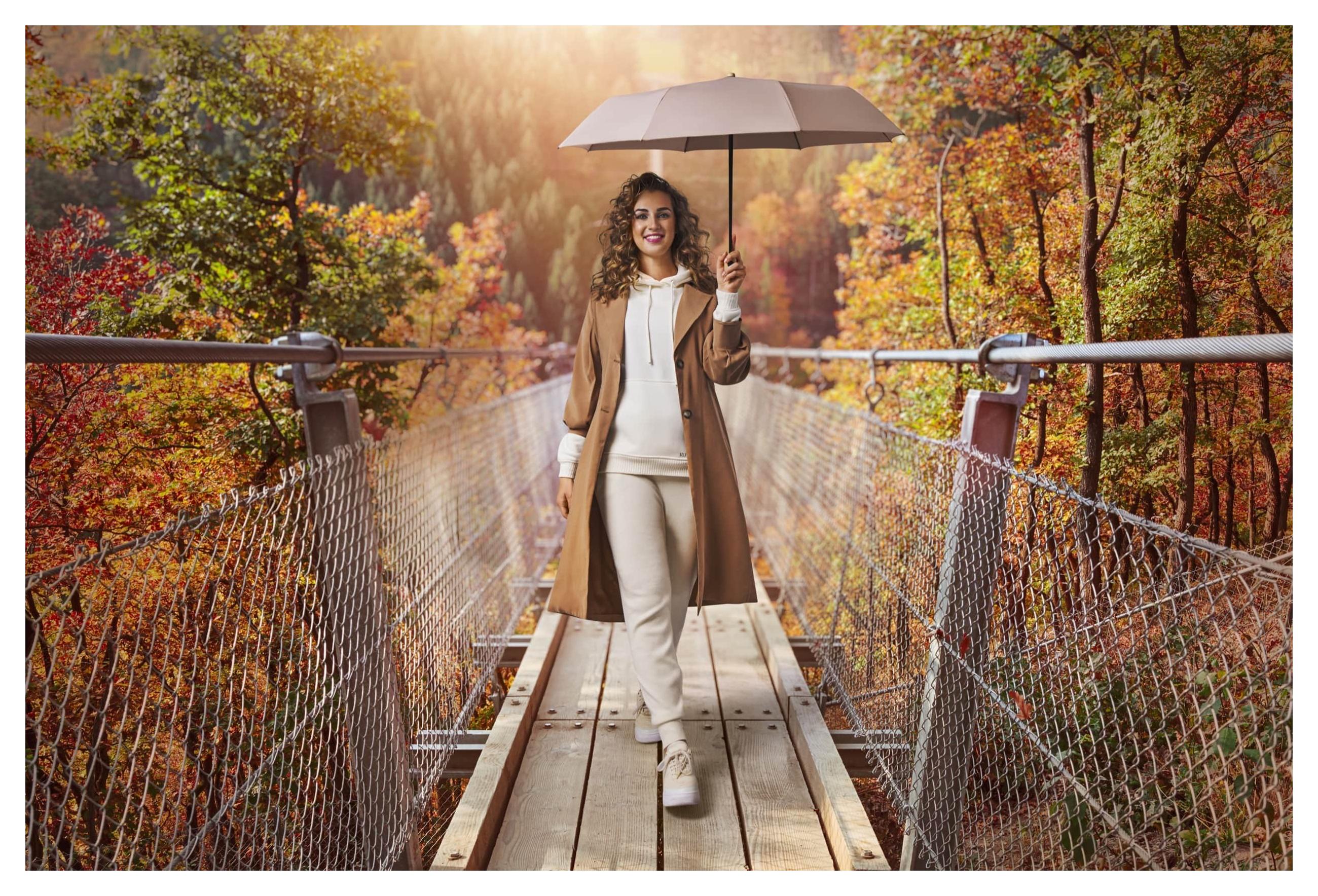 Skládací deštník Doppler Nature Magic Gentle Rose