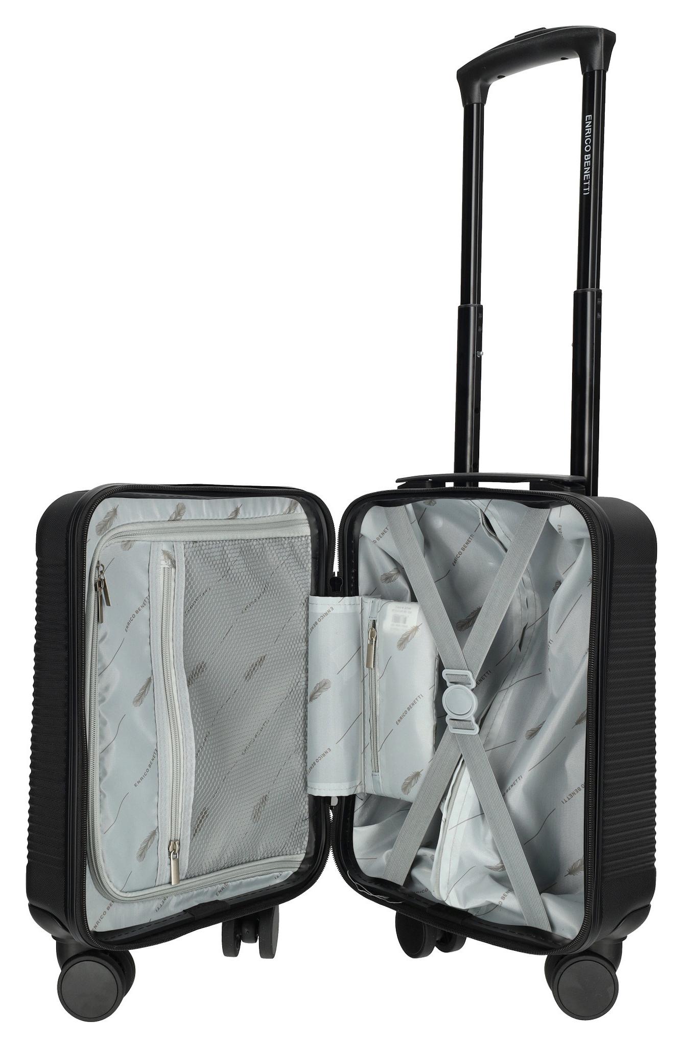 Palubní kufr Enrico Benetti Louisville 39040-40 Black - Obrázek 6