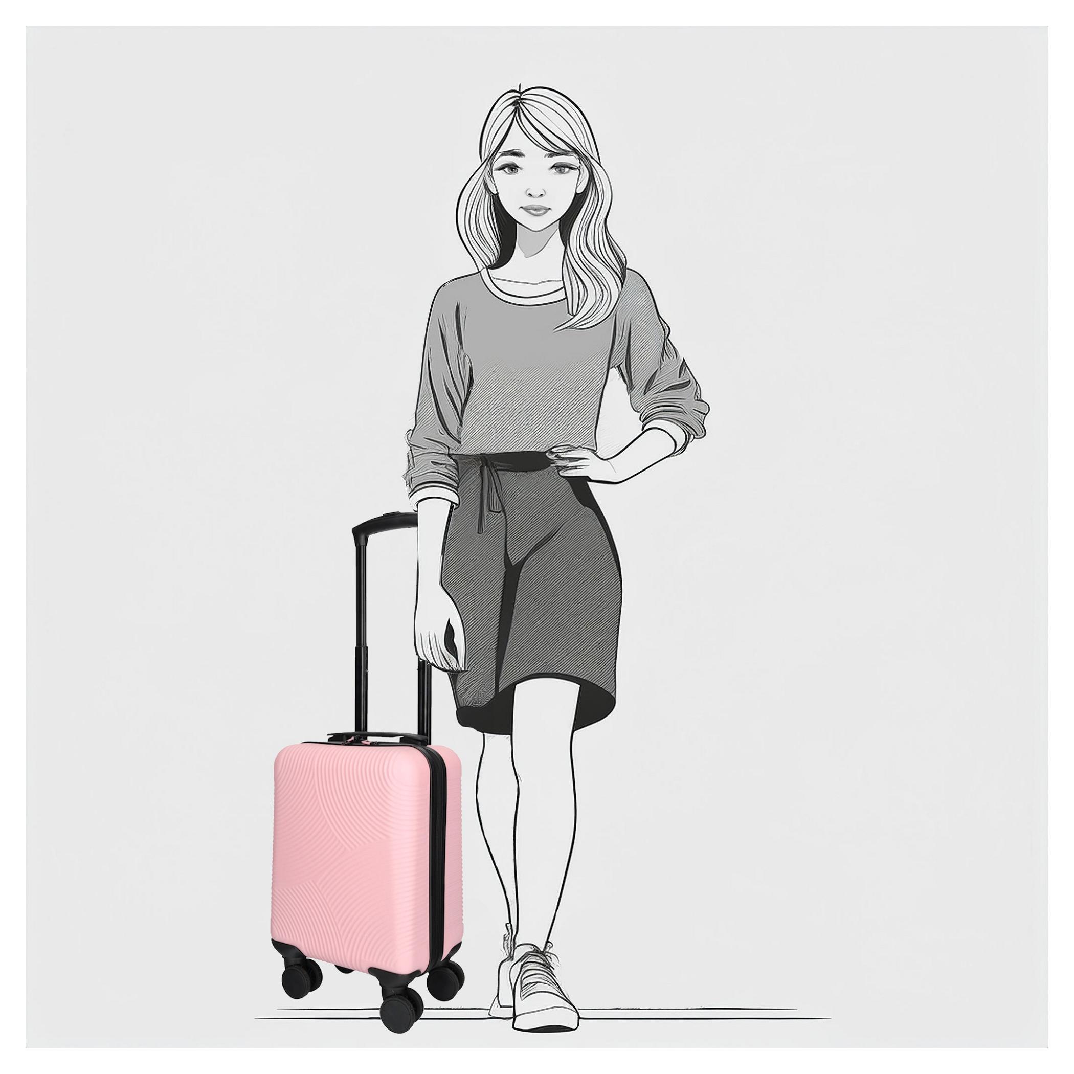 Příruční kufr Enrico Benetti Louisville 39040-40 Pink - Obrázek 3