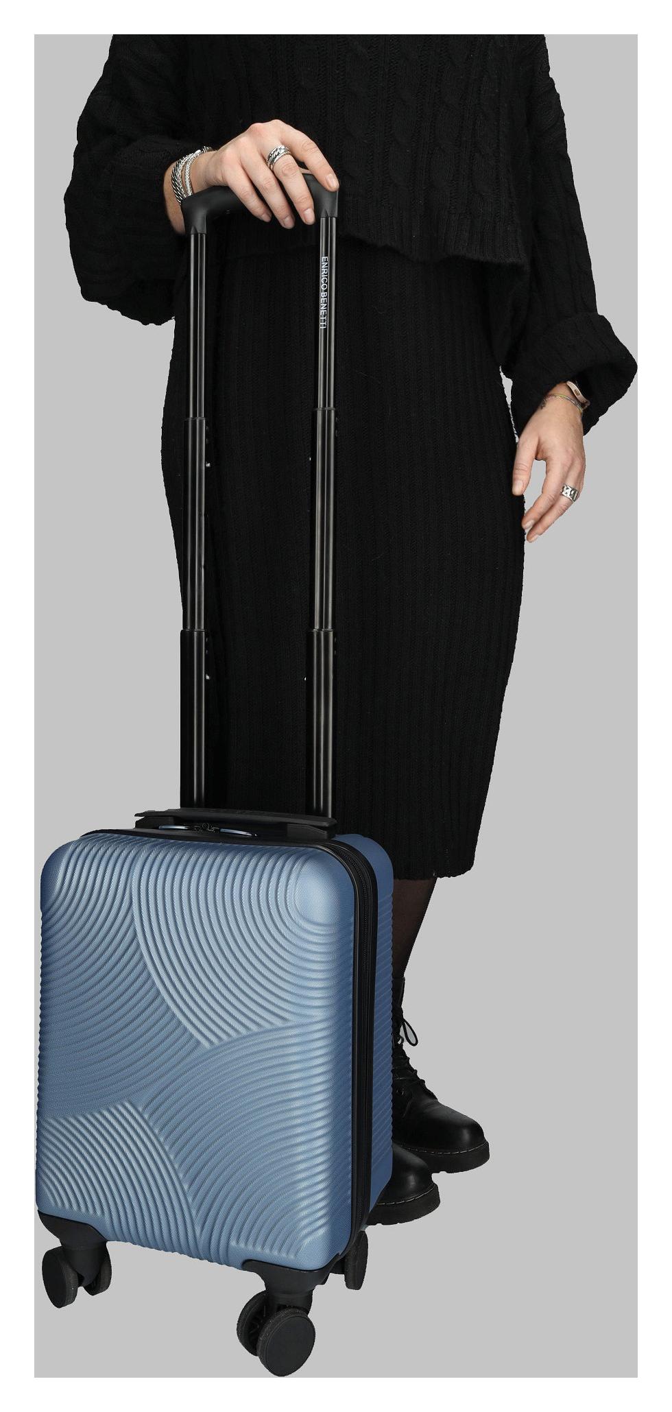 Palubní kufr Enrico Benetti Louisville 39040-40 Jeansblue - Obrázek 4