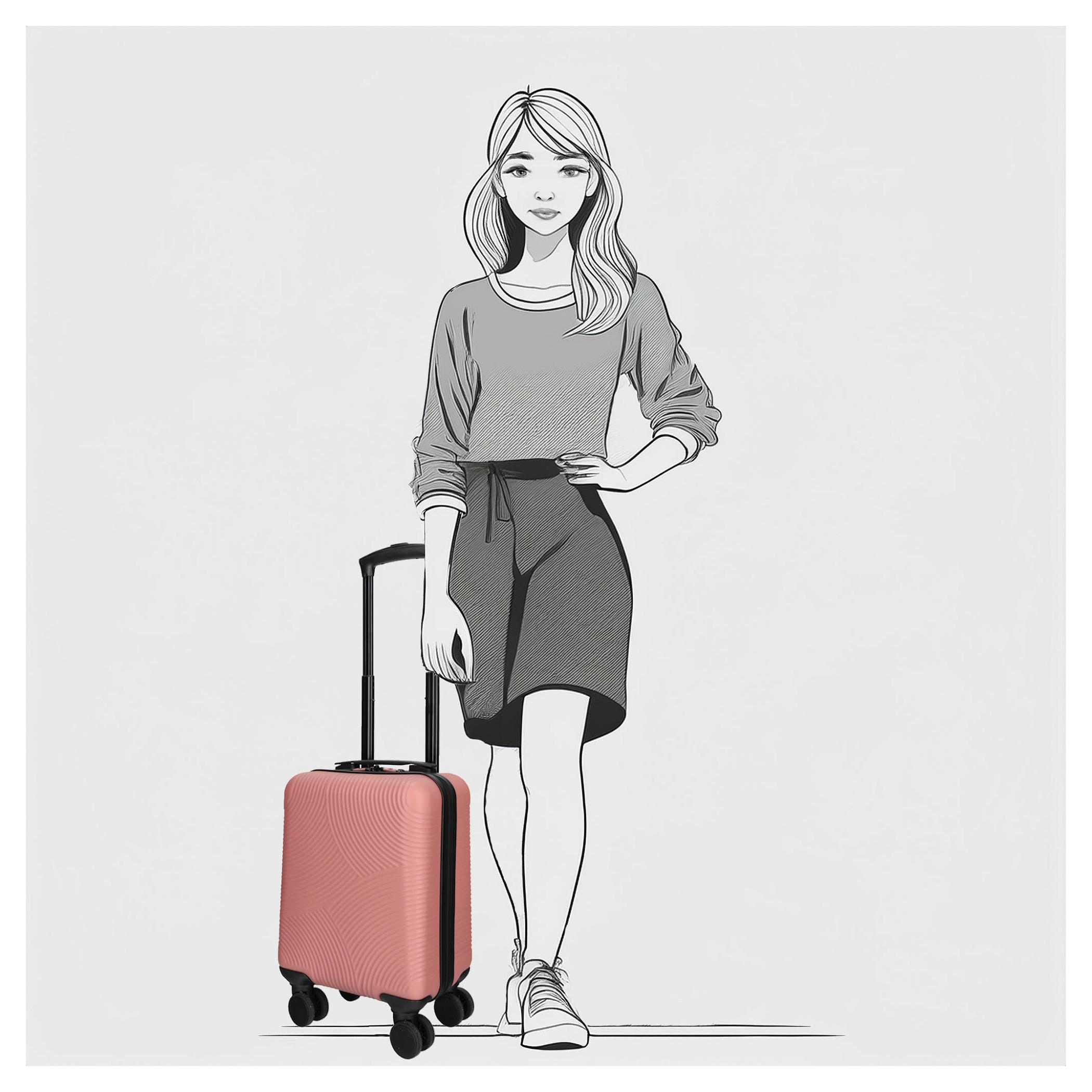 Příruční kufr Enrico Benetti Louisville 39040-40 Oldpink - Obrázek 3