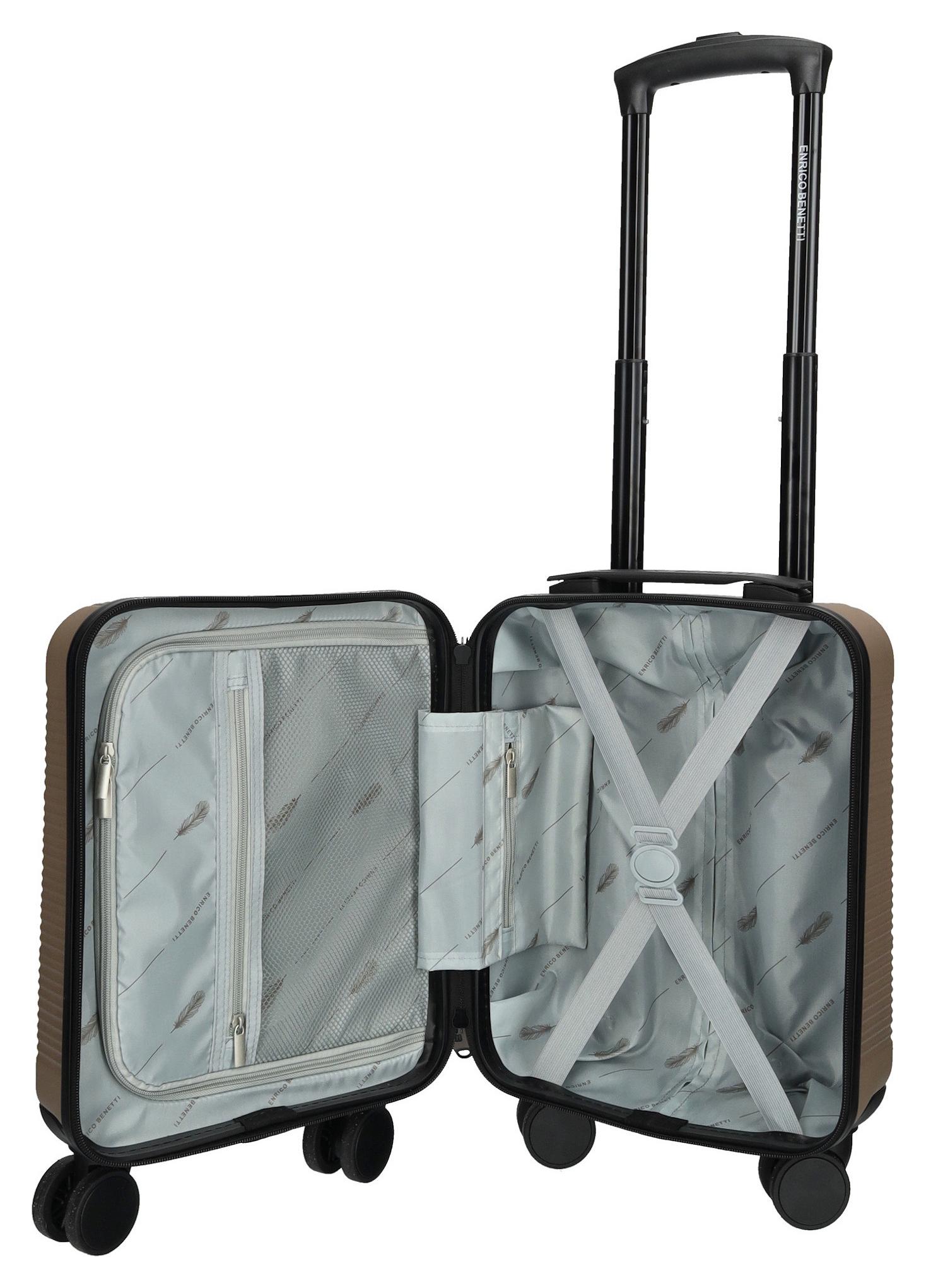 Palubní kufr Enrico Benetti Louisville 39040-40 Champagne - Obrázek 6