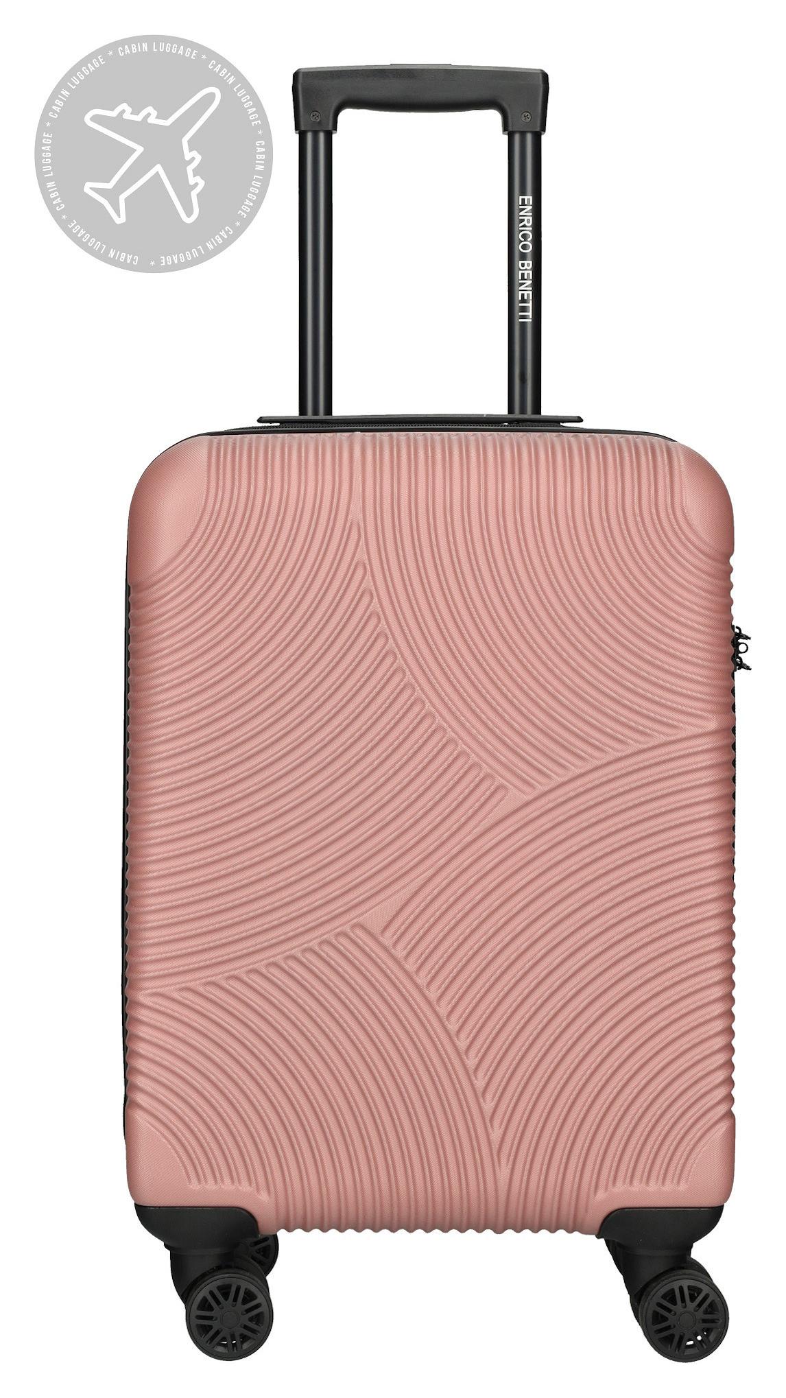 Kabinový kufr Enrico Benetti Louisville 39040-50 Oldpink