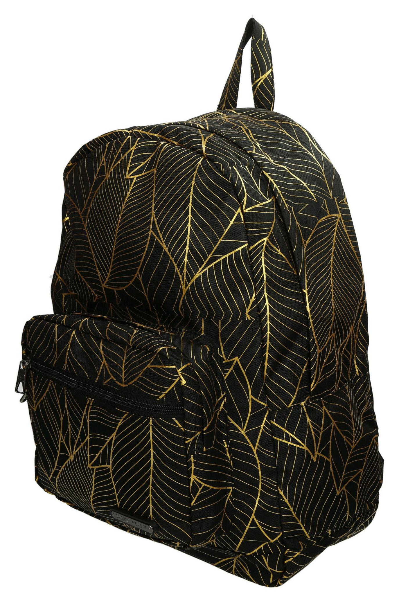 Enrico Benetti Andorra 46147 Black gold leaf - Obrázek 5