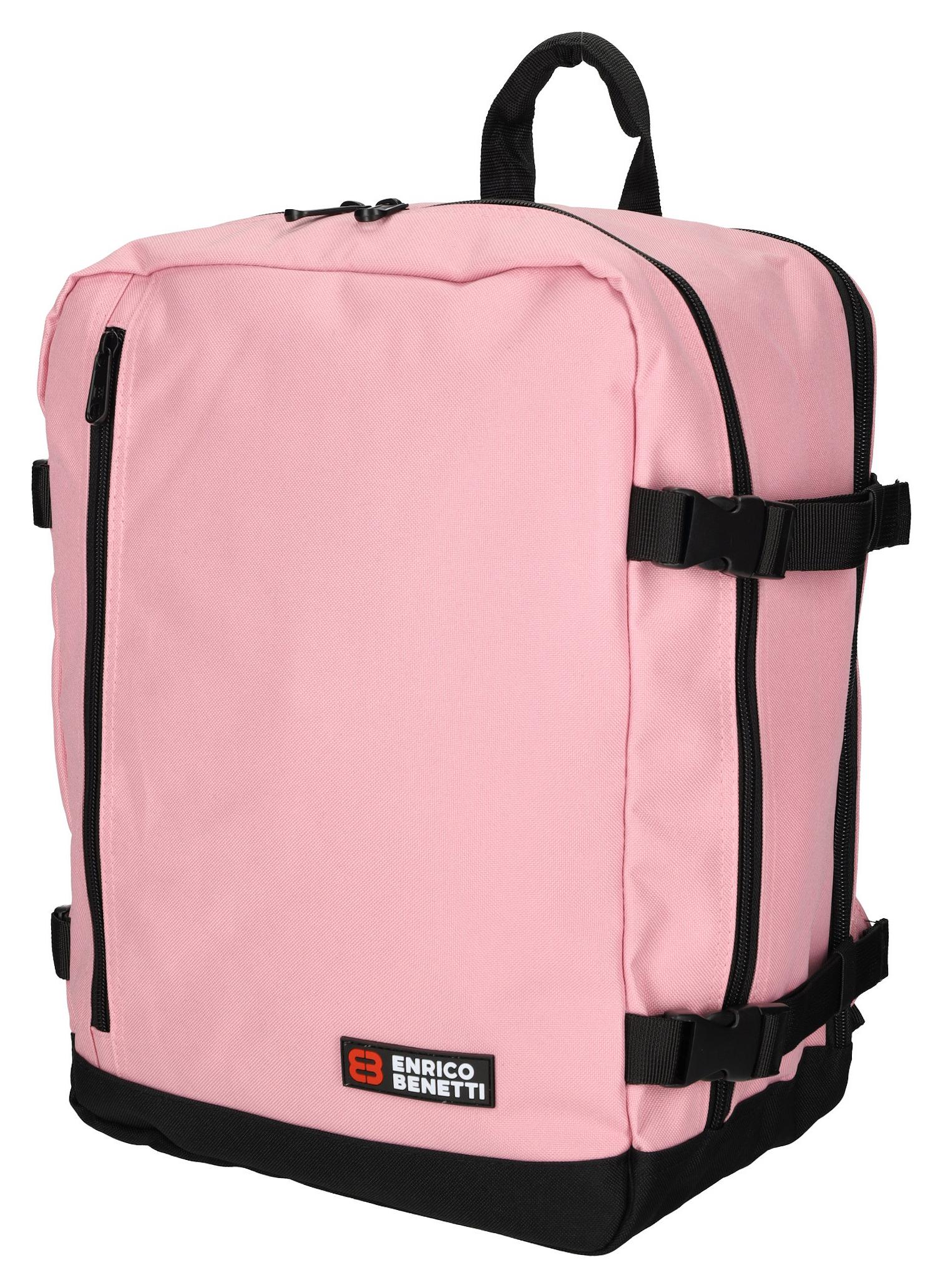 Batoh do letadla 40x30x20 Enrico Benetti Amsterdam 54687 Pink - Obrázek 3