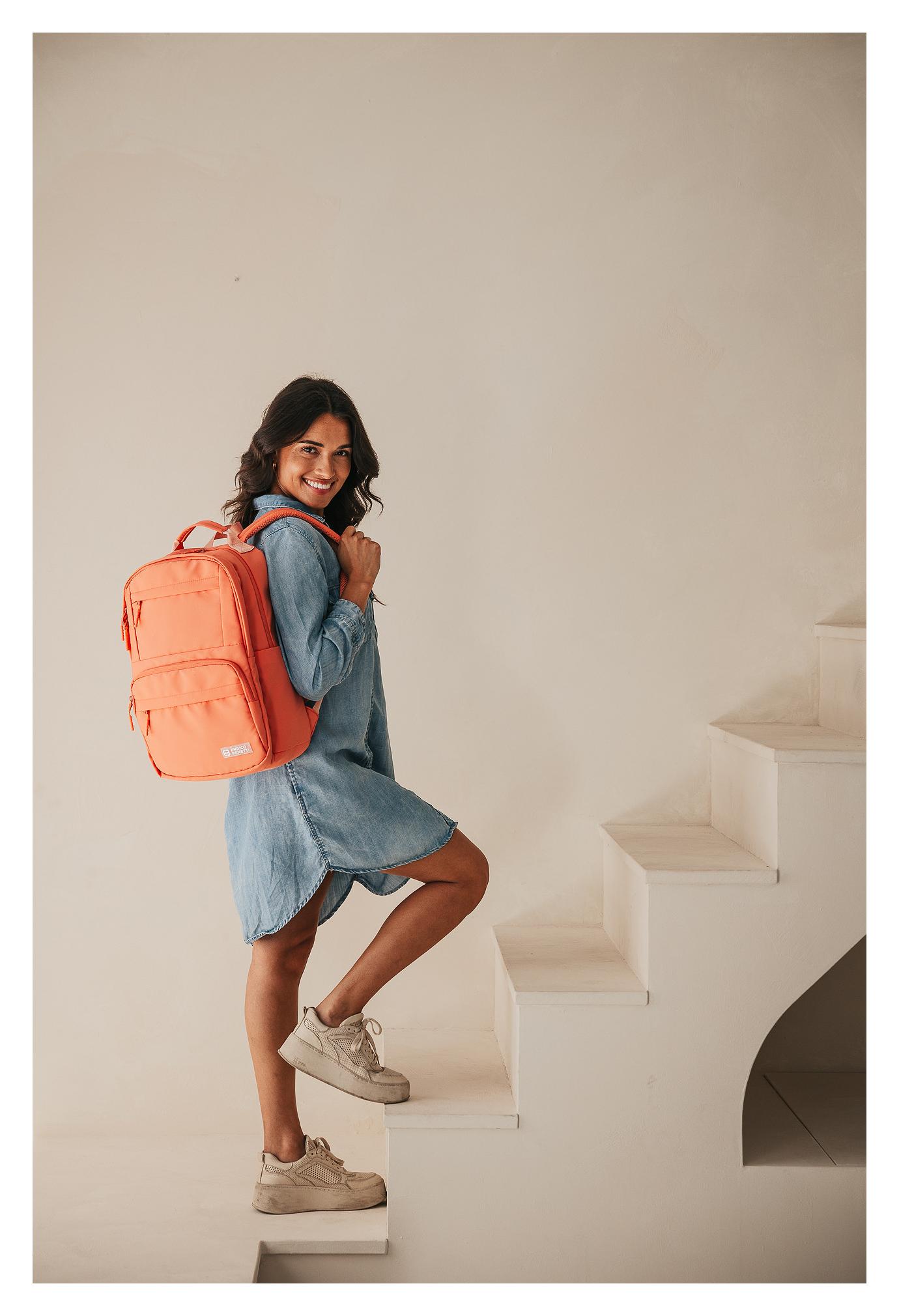 Batoh na notebook Enrico Benetti Aruba 62156 Apricot - Obrázek 3