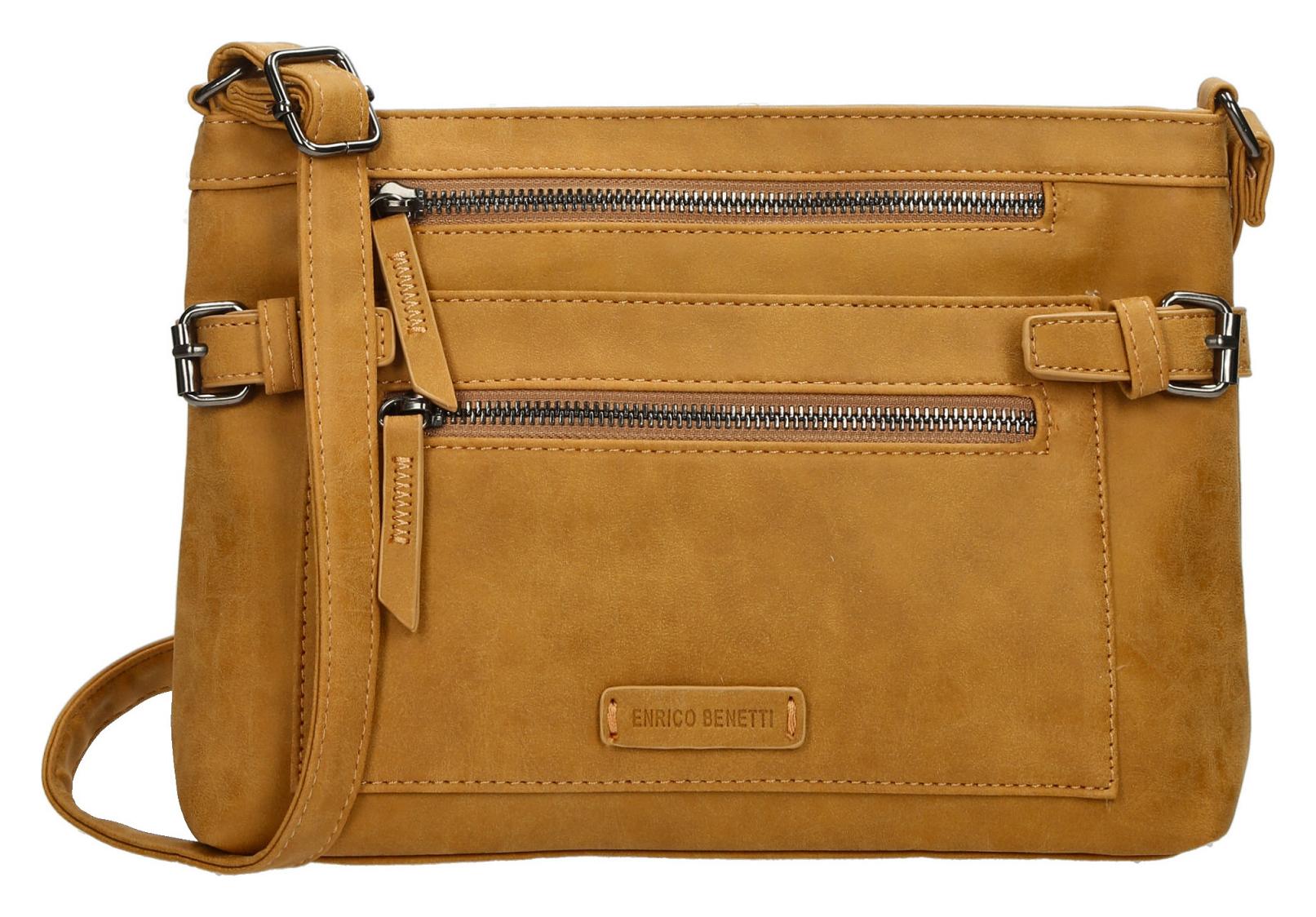 Crossbody taška Enrico Benetti Nouméa 66657 Ochre