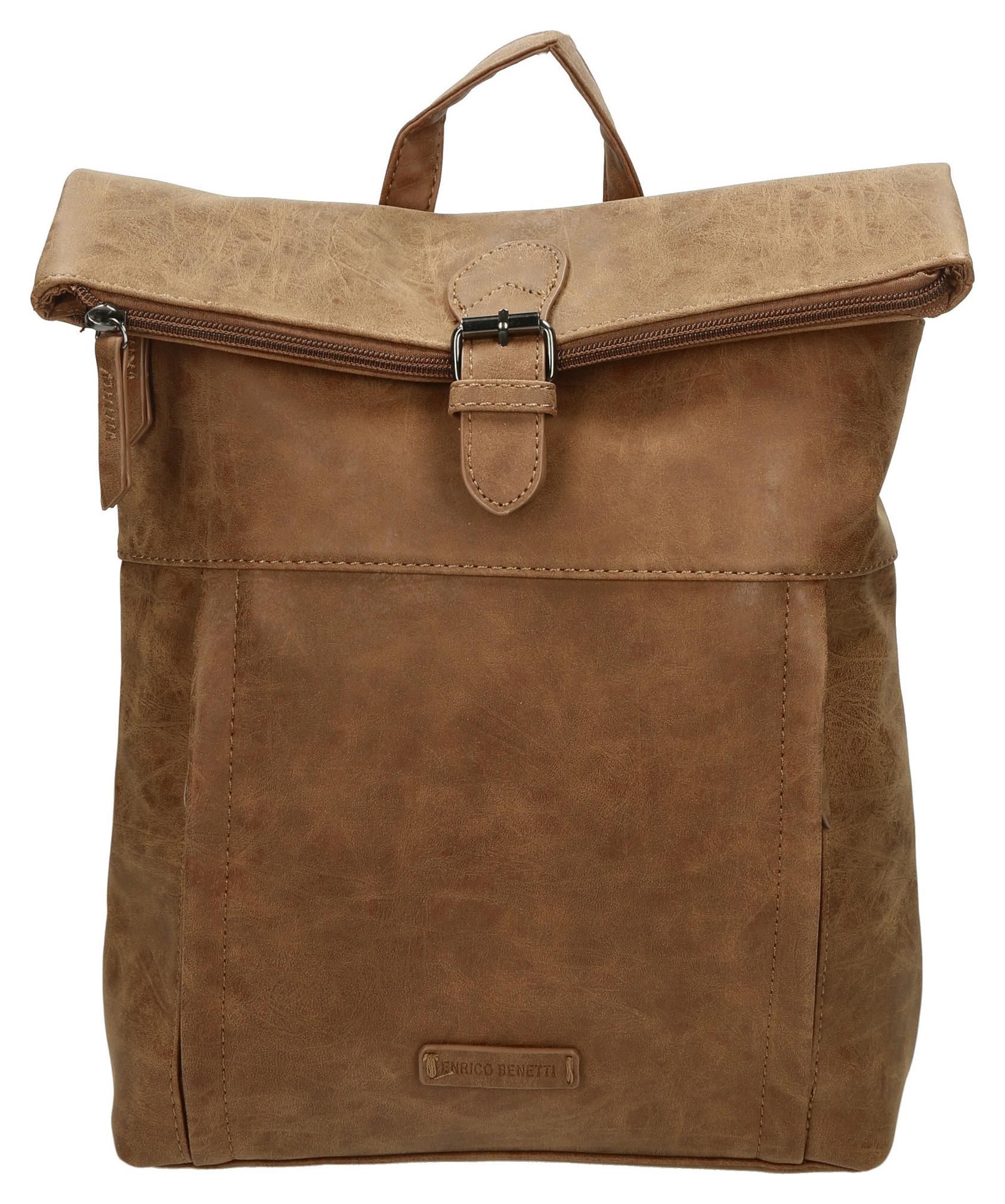 Dámský batoh na notebook Enrico Benetti Ruby 66683 Camel