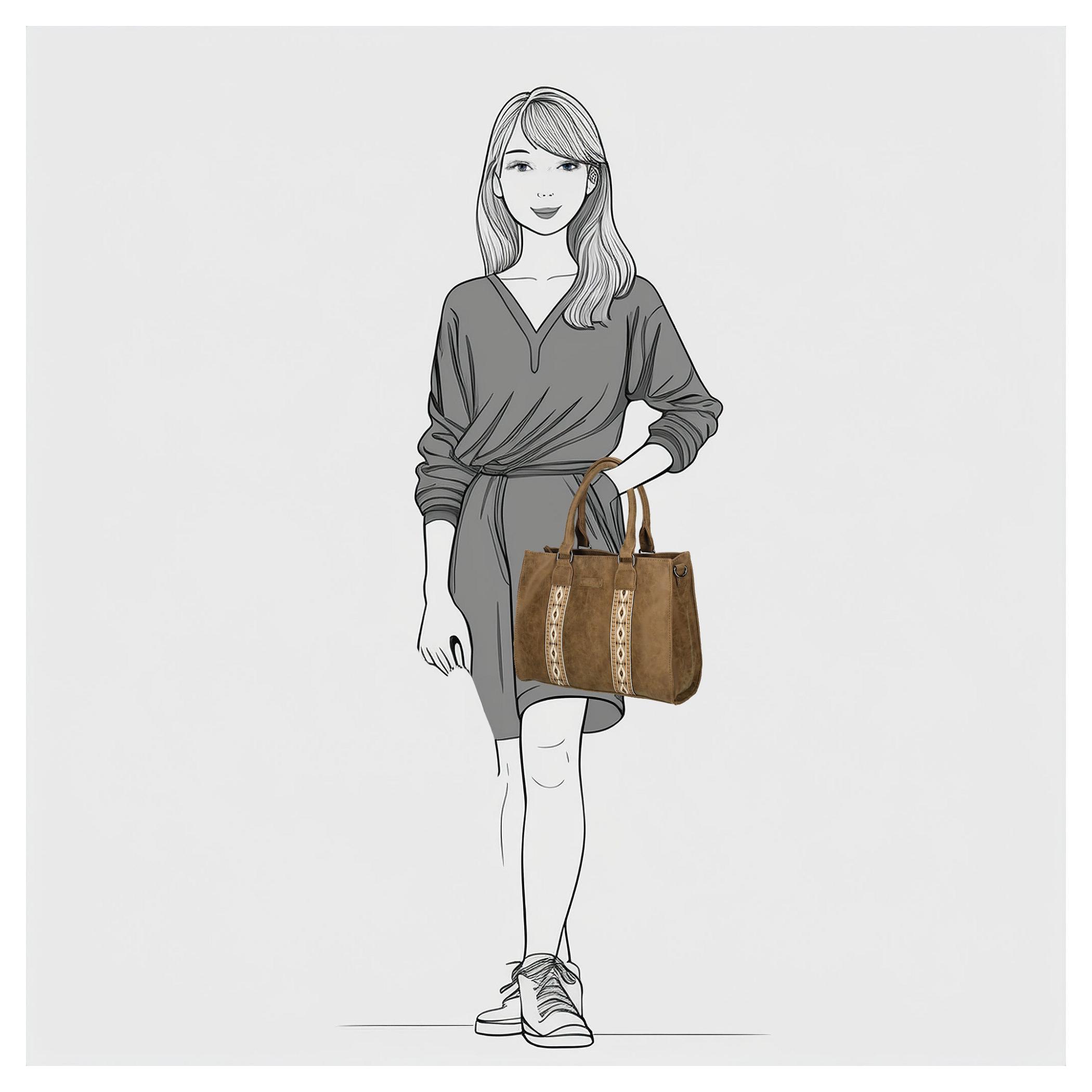 Dámská kabelka Enrico Benetti Indy 66738 Camel - Obrázek 3