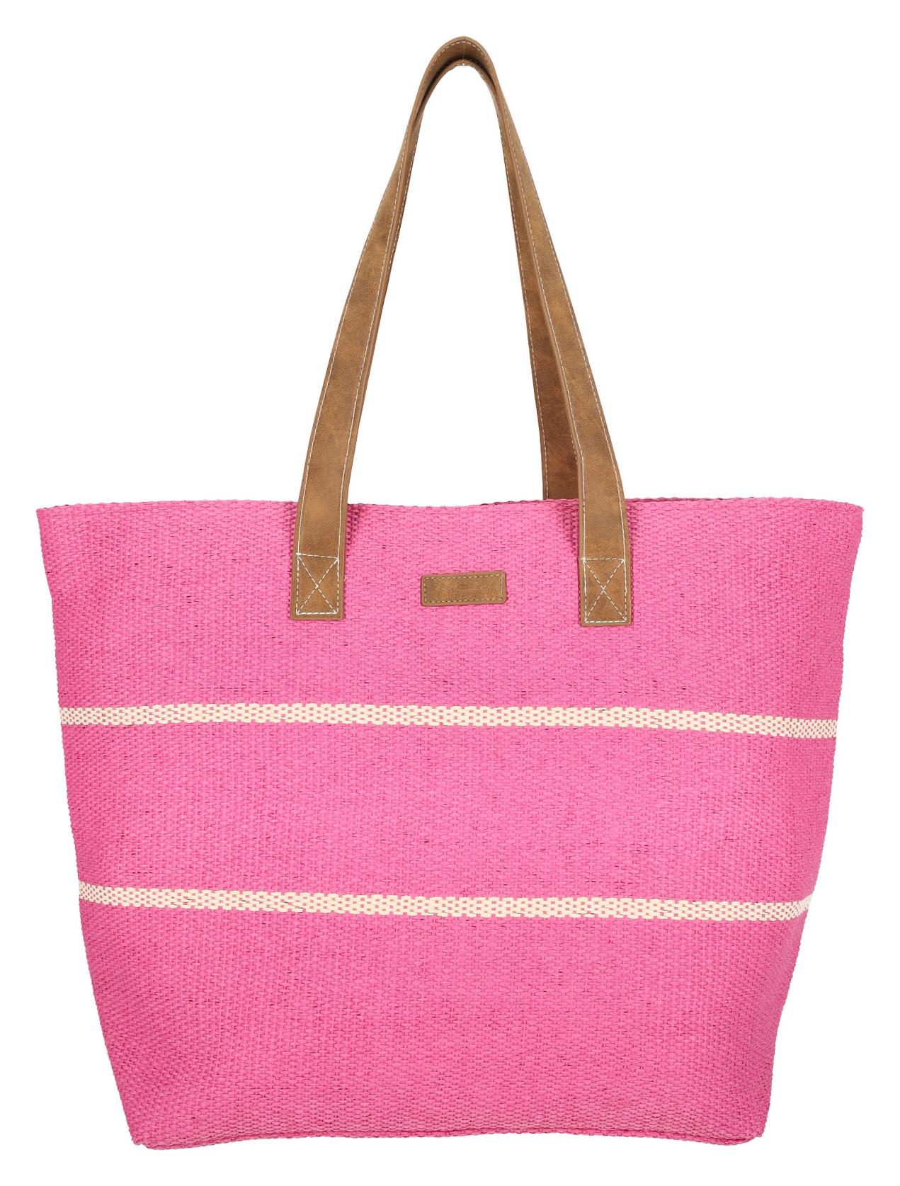 Plážová taška Enrico Benetti Capri 79004 Fuchsia