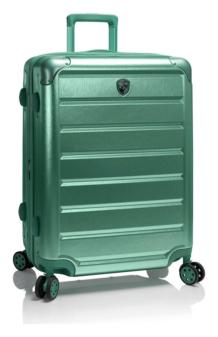 Střední cestovní kufr na kolečkách Heys Alumix M Midnight Green