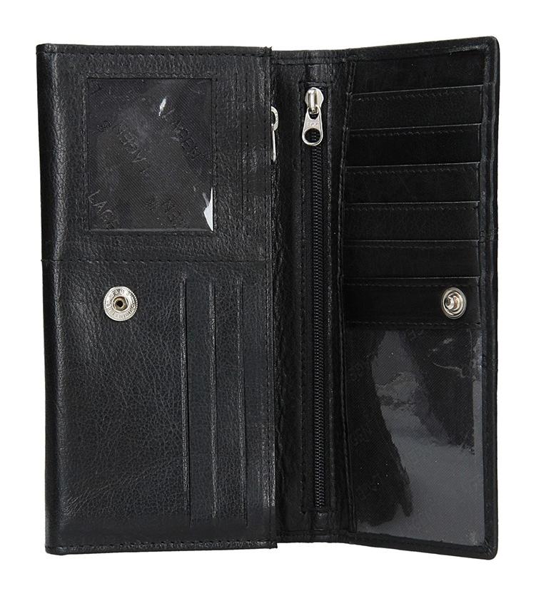 Dámská kožená peněženka Lagen PWL-388 Black (obrázek 3)