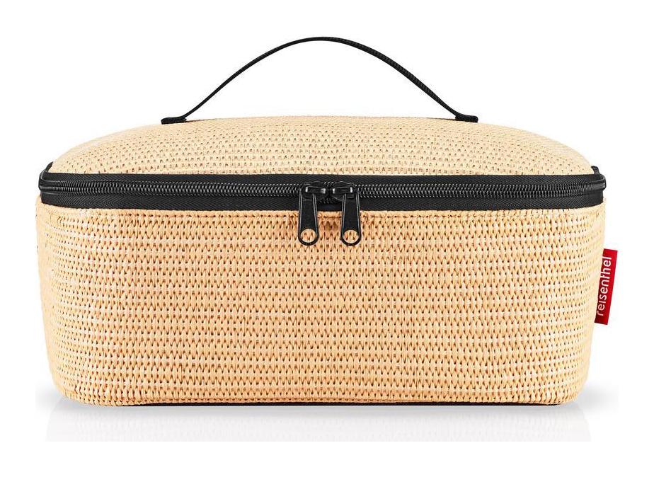 Reisenthel Coolerbag M Pocket Raffia black