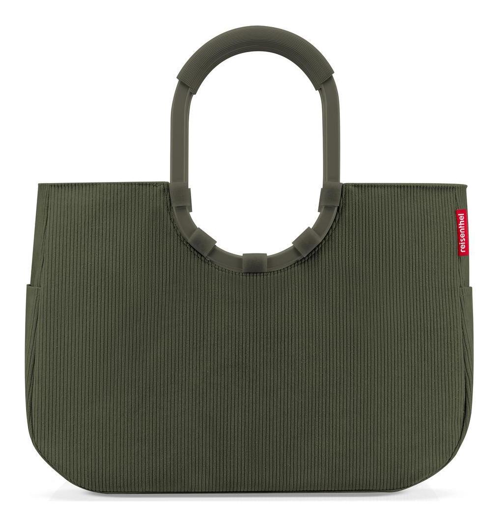 Nákupní taška Reisenthel Loopshopper L Cord dark matcha
