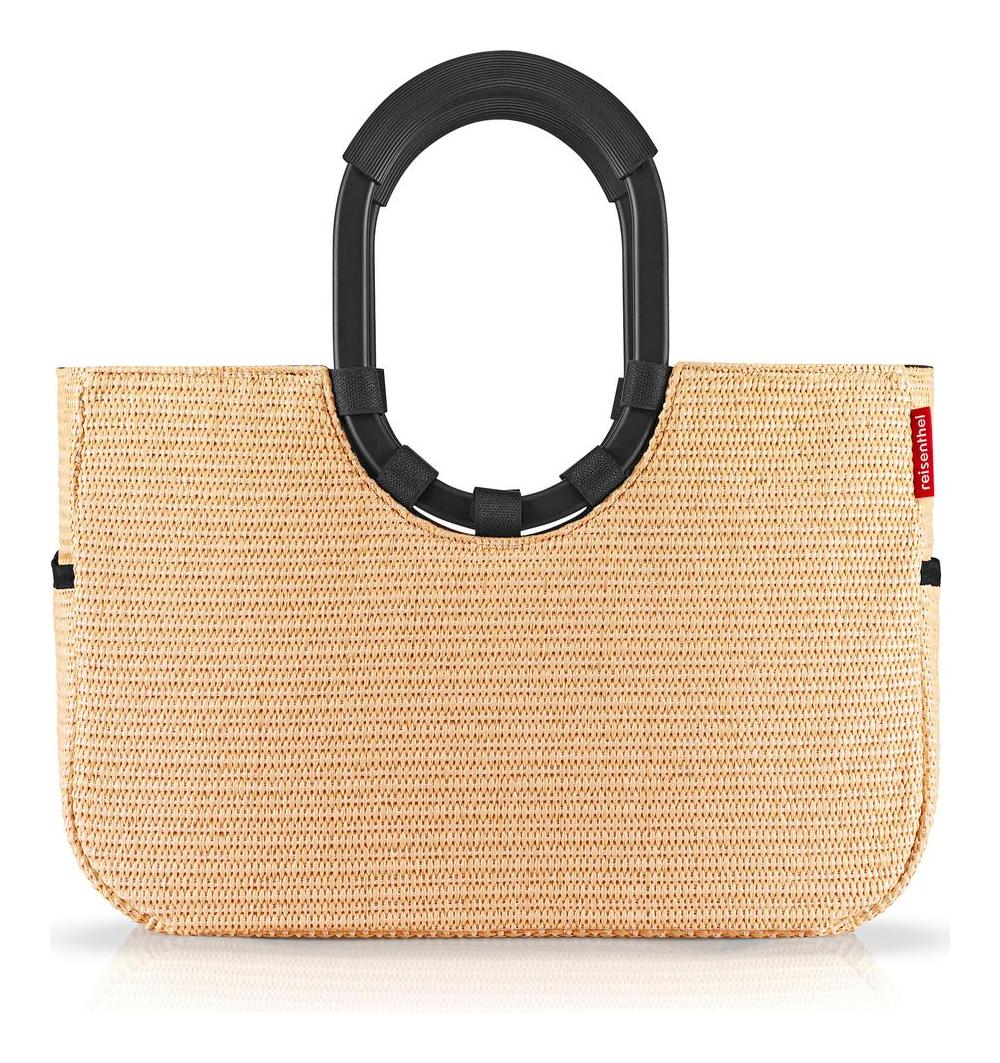 Reisenthel Loopshopper M Frame Raffia black