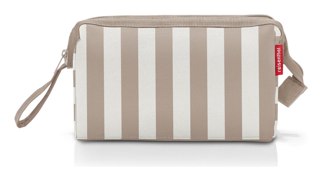 Toaletní taška Reisenthel Travelcosmetic Summerstripes coffee