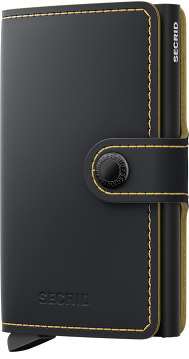Mini peněženka Secrid Miniwallet Matte Black Ochre