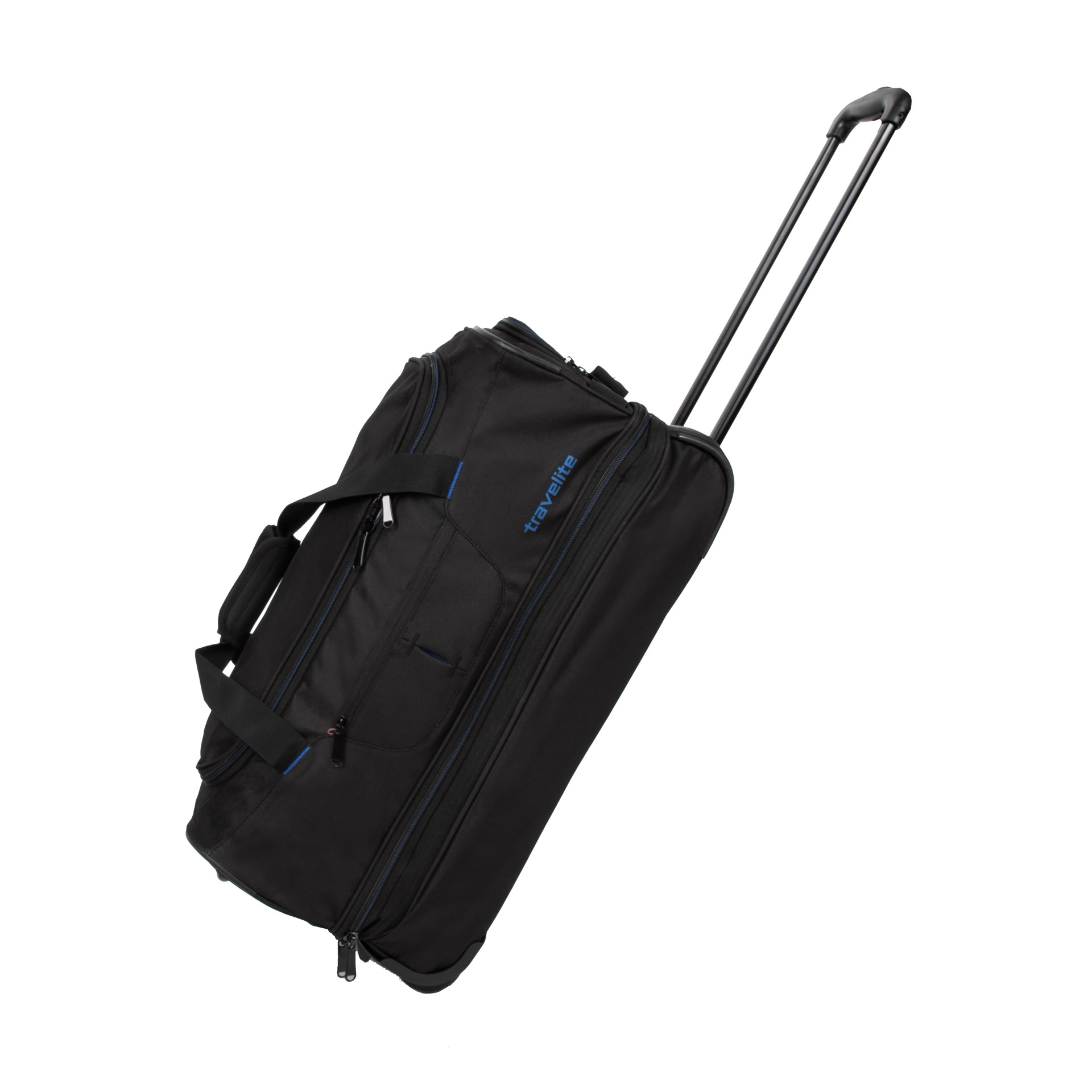 E-shop Travelite Basics Wheeled duffle S Black/blue