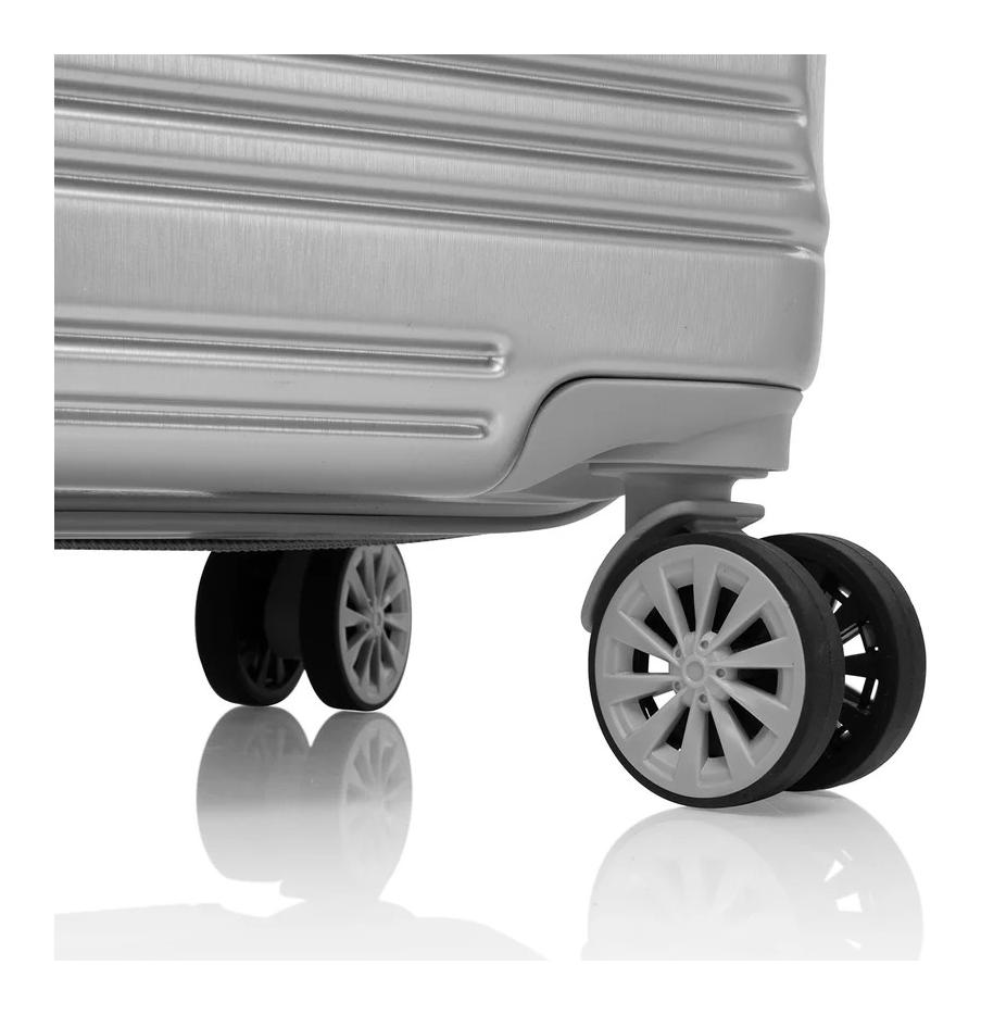 Střední skořepinový kufr Heys AeroLite M Silver (obrázek 5)